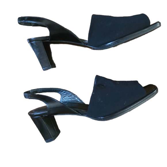 Stuart Weitzman Shoes - Stuart Weitzman Black Slingback Heels